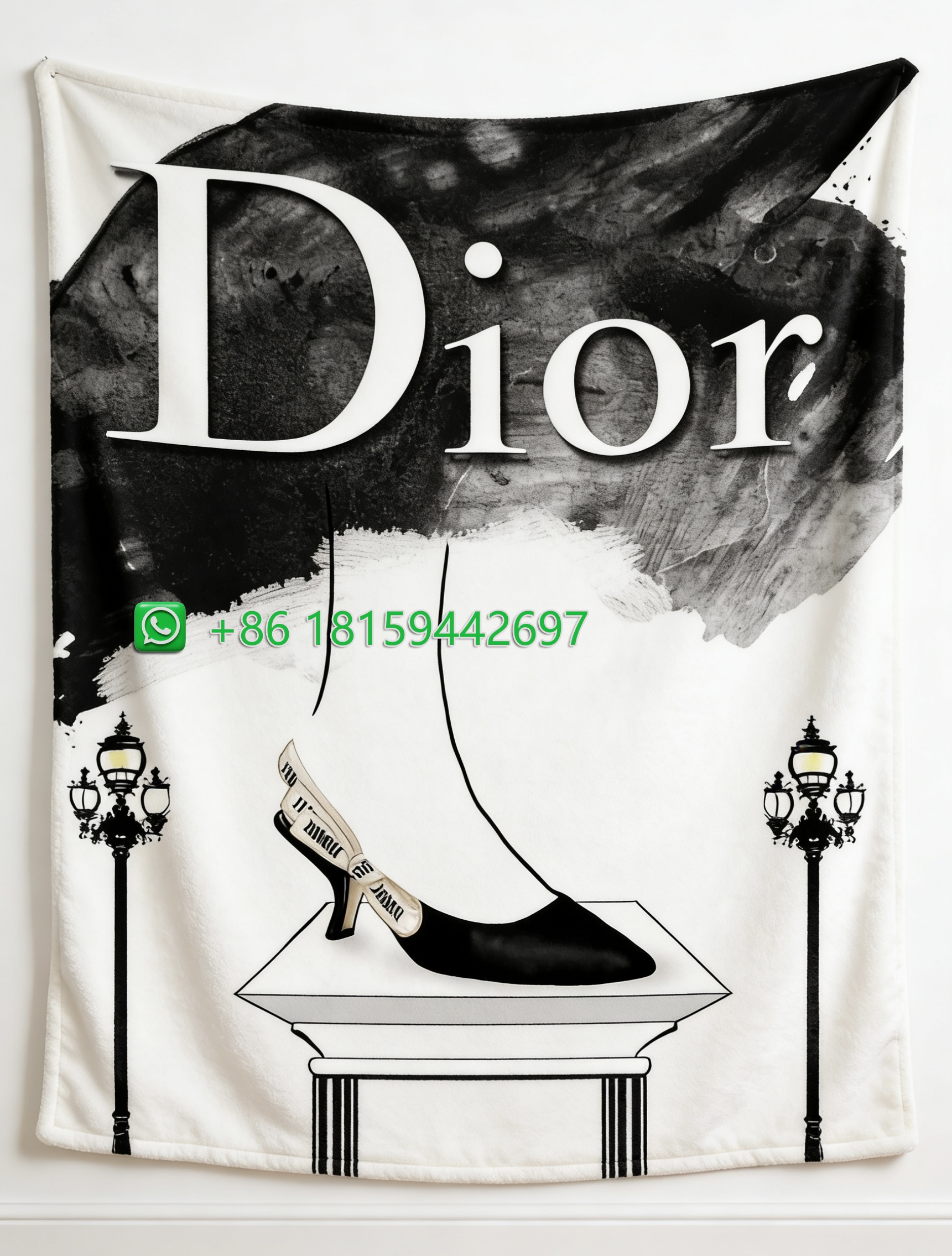 Dior Throw Blankets